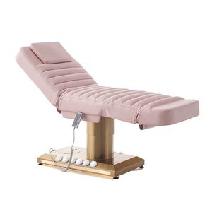 Lit de Beauté Luxe 2025 à 3 Moteurs avec Dossier Réglable en Cuir PU Confortable pour SPA et SALON de Beauté - Vente Chaude - Product Image 1