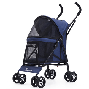 Kingtale รถเข็นสุนัข4ล้อพับได้สำหรับสัตว์เลี้ยงขนาดเล็กขนาดกลาง - Product Image 3