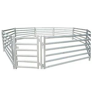 High quality china galvanized cattle coral panels goat and sheep yard fence panel