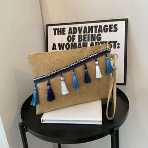 Bolso de Mano Casual para Mujer, Estilo Étnico Elegante, con Cierre y Decoración de Borlas, Nuevo Modelo 2026 - Product Image 5