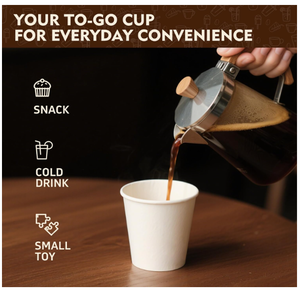 Tazas de café de papel desechables de doble pared blancas PE <span class=keywords><strong>a</strong></span> granel para bebidas calientes Ecológico para cafés Café caliente Chocolate líquido - Product Image 4