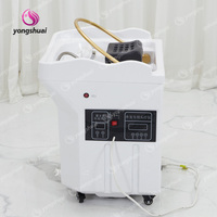 Réservoir d'eau portable en plastique de 60 L pour la coiffure, le spa, la thérapie, lavabo durable pour salon, style japonais, fumigation