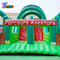 Château Gonflable en PVC Personnalisable en Usine avec Parc de Rebond et Trampoline, Aire de Jeux Extérieure - Haute Qualité, Garantie 1 An
