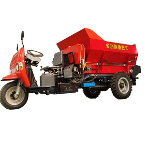 Esparcidor de fertilizantes con ruedas, esparcidor de fertilizantes con ruedas autopropulsadas, vehículo de alimentación agrícola de alta calidad totalmente automático - Product Image 1