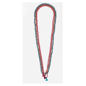 Hermoso collar con colgante de gota de agua de estilo Vintage con cadena de clavícula, cuentas de piedra Natural coloridas irregulares, regalos para mujeres - Product Image 5