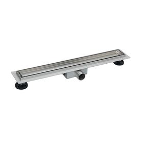 <span class=keywords><strong>Rejilla</strong></span> de drenaje de piso de canal de ducha lineal con acabado cepillado de <span class=keywords><strong>acero</strong></span> <span class=keywords><strong>inoxidable</strong></span> 304 con salida Horizontal para uso en baño o cocina - Product Image 3