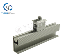 Kit de fixation rapide pour panneaux solaires photovoltaïques en aluminium AL6005-T5 Yuens OEM, supports d'installation rapide pour modules solaires, certifié ISO/CE