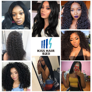 Parrucca per capelli umani Remy brasiliana lunga Super doppia trafilata in vera seta 13*4 13x4 frontale in pizzo HD frontale per donne nere - Product Image 2