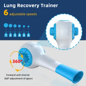 Breath Training Device For Sport Athletes Breathing Trainer Exerciser Lung Capacity Health Trainer Drug Free Lung Trainer