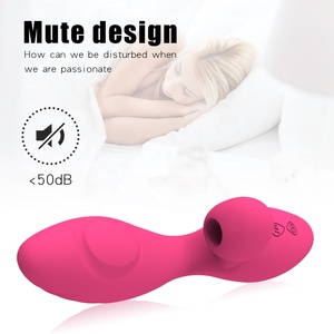 Vibrateur double 10 vitesses d'origine, avec fonctions de succion clitoridienne, de léchage, de stimulation du point G et de stimulation par picots, pour femmes - Product Image 4