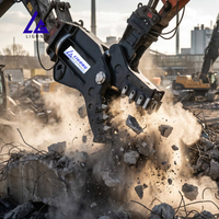 Pulvérisateur rotatif hydraulique et concasseur de béton pour la récupération du béton usagé et les initiatives d'économie circulaire en Europe