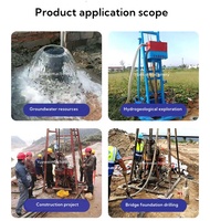 Machine de forage de puits d'eau à usage intensif en Afrique, 100m 300m 500m 600m, machine de forage de puits d'eau, machine de forage de puits artésien