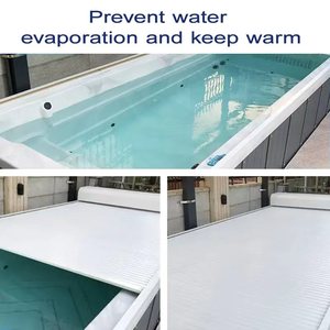 Copertura Elettrica per Piscina a Tapparella Avvolgibile Automatica con Binario Retrattile in Alluminio Personalizzato - Product Image 5
