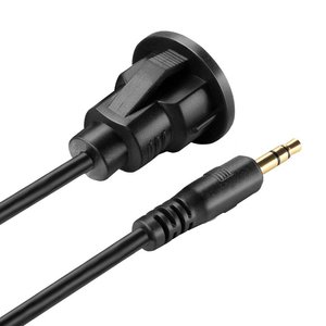 <span class=keywords><strong>Kit</strong></span> de câble d'extension audio AUX coaxial RCA personnalisé pour tableau de bord de voiture/camion, montage encastré, 3,5 mm (1/8 po) mâle vers femelle - Product Image 3