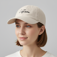 Casquettes de baseball en coton délavé pour hommes et femmes avec logo personnalisé de votre entreprise, broderie