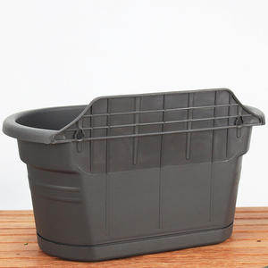 Jardinière <span class=keywords><strong>murale</strong></span> en plastique grande capacité <span class=keywords><strong>avec</strong></span> système d'auto-arrosage et trou de drainage pour la culture de légumes dans les jardins urbains et les espaces extérieurs - Product Image 2