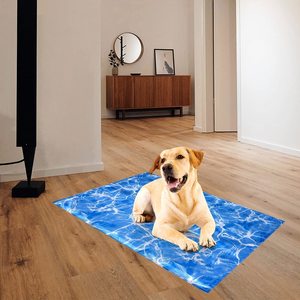 Dog Cooling Pad Summer High Absorption Top Waterproof <b>Safe</b> Easy Carry and Clean Rechargeable Cooling Mat Pet Mat Pad - Product Image 1