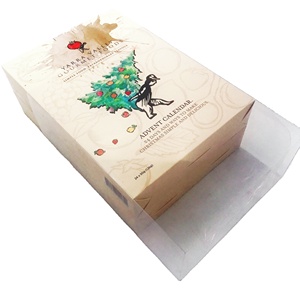 Boîte cadeau calendrier de l'<span class=keywords><strong>avent</strong></span> rigide personnalisée 24 jours, emballage en papier entièrement imprimé pour mini pots de confiture, coffret cadeau de Noël - Product Image 6