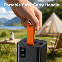 Batterie externe de voyage super grande capacité 60000 mAh, charge ultra rapide 22,5 W PD 20 W bidirectionnelle, écran LED portable, Type-C 50000 mAh