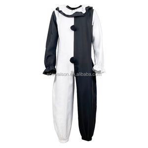 Arte per adulti il Clown <span class=keywords><strong>film</strong></span> nero bianco Clown Cosplay Costume tuta maschera costumi di Halloween maschera per gli uomini delle donne - Product Image 4