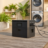 Système de stockage d'énergie solaire pour balcon, IP65, connecté au réseau et hors réseau, 2,5 kWh, 5 kWh, 10 kWh, batterie LiFePo4 empilable