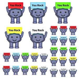 Nueva Figura de PVC Inspiradora con la Frase 'You Rock', Regalo Motivacional para Adultos - Product Image 1