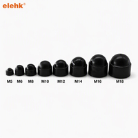 Couvre-écrous hexagonaux Elehk M6 M8 M10 M12, capuchons de protection en plastique pour boulons, pour l'automobile et la machinerie, anti-rouille, protecteurs décoratifs d'écrous