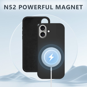 Funda de silicona suave de alta calidad para <span class=keywords><strong>Apple</strong></span> iPhone 16 15 14 13 Pro Max Funda de teléfono celular de silicona líquida original barata - Product Image 6