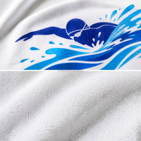 Serviette de sport en coton 100% à impression numérique personnalisée, tissu à haute absorption, serviette de sport de haute qualité