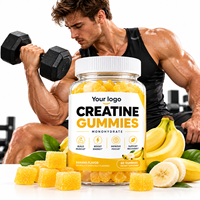 Gummies de créatine en vrac 0,8g, marque privée, gummies pré-entraînement pour la gestion de l'énergie