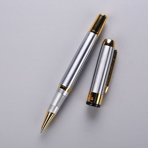 Haute Qualité Brawny Heavy Metal <span class=keywords><strong>Stylo</strong></span> Plume De Luxe Rolling Ball avec Logo Personnalisé Or Marque Hommes Cadeau Énorme Caneta - Product Image 5