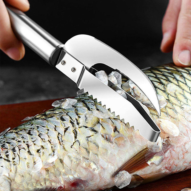 Multifunction Stainless Steel Fish Scaler and Cleaner Maw Knife Household Metal Fish Tools