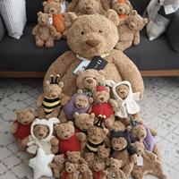 1- Grosir Jelly Cat Koleksi Baru Beruang & Kelinci, Hadiah Ulang Tahun yang Sempurna, Hadiah Festival, Mainan Boneka Pendamping, Kualitas Tinggi
