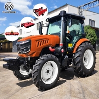 Tracteur 4x4 FULCORE Conforme aux Normes Internationales, Châssis de Sécurité, Utilisation Polyvalente pour la Préparation des Terres, Tracteur Agricole