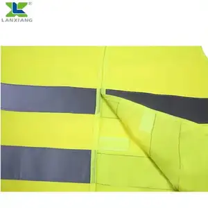 Customizable Class 2 Security Vest Safety Hi-viz Security Uniform Safety Reflective Vest With Logo