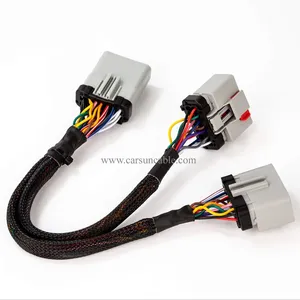 14PIN RP-1226 14 Way 1 Male To 2 Female Y Cable Adapter RP1226 Splitter For Freightliner