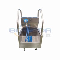 Nouvelles bottes d'hygiène pour l'entrée et la sortie des abattoirs, machine à laver les brosses, bottes de nettoyage pour les usines de fabrication