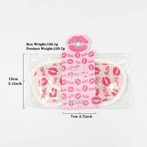 Mujeres Niños Hombres Nombre personalizado Gel Bead Reutilizable Calor Frío <span class=keywords><strong>Hielo</strong></span> Refrigeración Sleep Eye Mask - Product Image 3