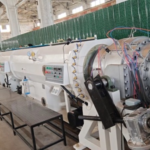 Ligne de production de tuyaux en PEHD de base QINGHANG |   Diamètre 20-160 mm |   pour la fabrication de plaques d'eau/gaz/drainage/et de granulés de fil - Product Image 1