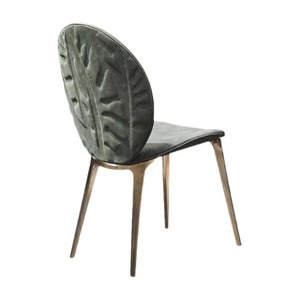 Orangefurn classico francese sala da pranzo <span class=keywords><strong>sedie</strong></span> in microfibra pelle con gambe in acciaio inox ad alto stile per uso alberghiero - Product Image 1