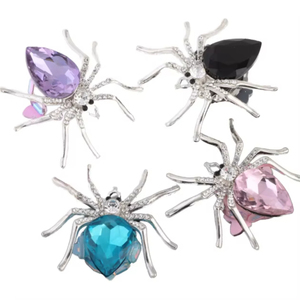 Perles en forme d'araignée, pierres précieuses, diamants, perles en argile à trou droit, perles en acrylique, plastique, lucite pour la création de chaînes de téléphone, colliers et accessoires DIY - Product Image 1
