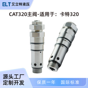 วาล์วควบคุมแรงดันคาร์ทริดจ์ 315 บาร์ 60 ลิตร/นาที สำหรับรถขุด Cat E320 วาล์วไฮดรอลิกแบบเกลียวเหล็ก - Product Image 5