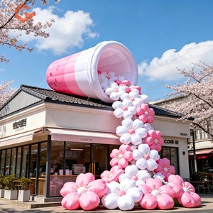 Decoraciones Florales Inflables Más Vendidas, Decoración de Flores Inflables Gigantes para Publicidad en Cafeterías al Aire Libre - Product Image 1