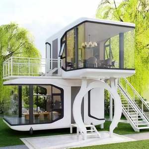 Casa Cápsula Solar Modelo E7 de 38 M2 con Dormitorio, Cocina y Baño, Casa Cápsula de Lujo Tipo Apple, Vivienda Modular - Product Image 5