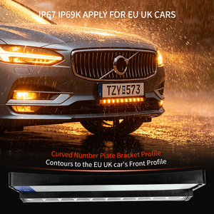 Support de barre lumineuse <span class=keywords><strong>LED</strong></span> personnalisé pour plaque d'immatriculation, support de plaque d'immatriculation à barre <span class=keywords><strong>LED</strong></span>, homologué EU ECE R10 R148 R149 - Product Image 5