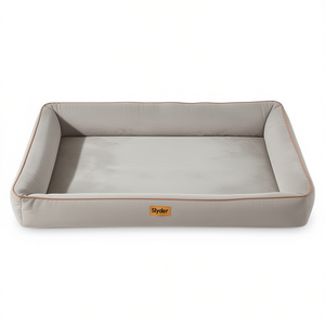 Lit pour chien et chat Slyder, rectangle, orthopédique, en peluche douce, confortable, lavable, pour intérieur et extérieur - Product Image 1