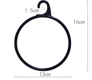 Appendiabiti Rotondo in Plastica Trasparente da 13 cm per Esposizione Bikini - Product Image 5