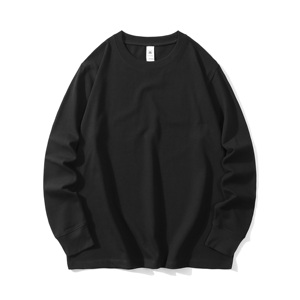 <span class=keywords><strong>Camiseta</strong></span> de <span class=keywords><strong>manga</strong></span> <span class=keywords><strong>larga</strong></span> con <span class=keywords><strong>hombros</strong></span> descubiertos de algodón pesado de 280g, cuello redondo, Color sólido, ropa de Otoño de <span class=keywords><strong>manga</strong></span> <span class=keywords><strong>larga</strong></span> - Product Image 6