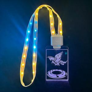 Letrero Colgante LED Recargable Luminoso Estilo ROMANCE, ABS+PMMA, Logotipo Personalizado, Impresión a Color, para KTV, Eventos Laborales - Product Image 3