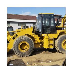 Máquina de construcción Caterpillar usada para CAT 966G 966H 966L Cargador de rueda delantera Cargador de tractor de origen japonés a la venta - Product Image 1